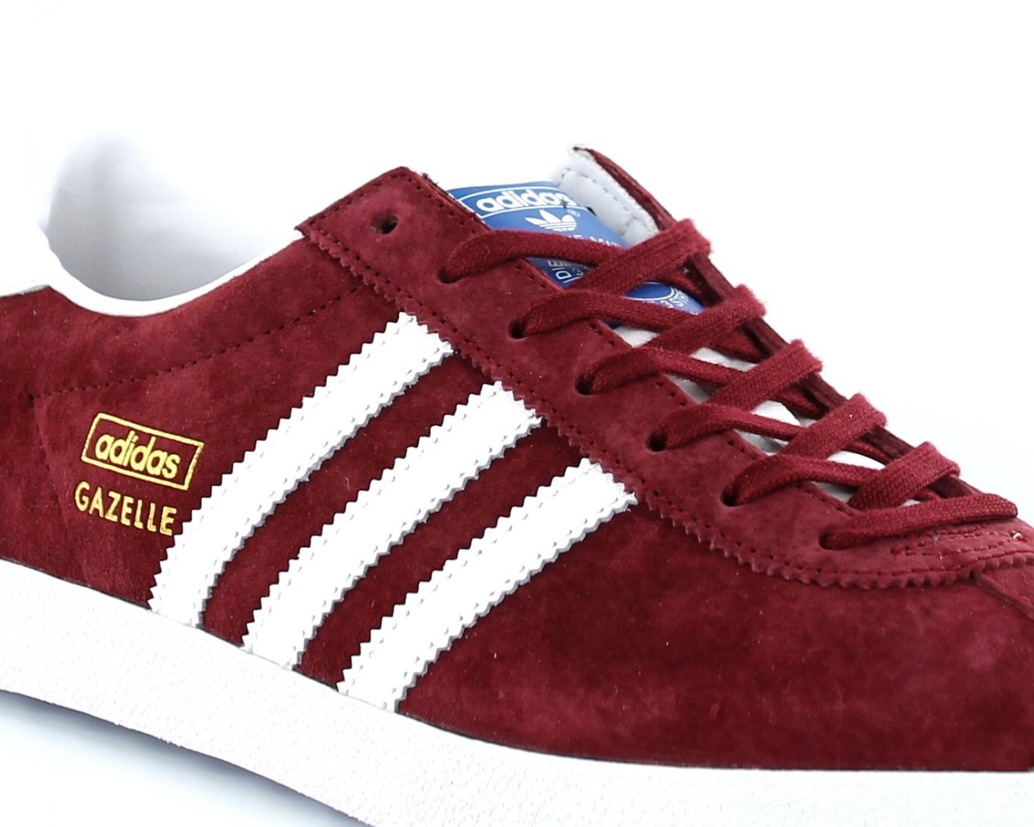 adidas gazelle homme bordeaux